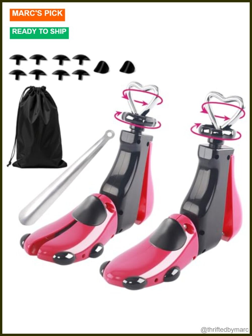 Shoe Stretcher 4-Way Adjustable Boot Tree Widener Expander for Wide Feet